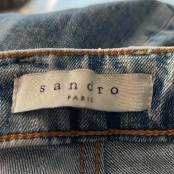 NWOT stylish Designer Sandro Jeans in Size 6 - Picture 3 of 4